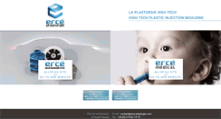 Desktop Screenshot of erce-plasturgie.com